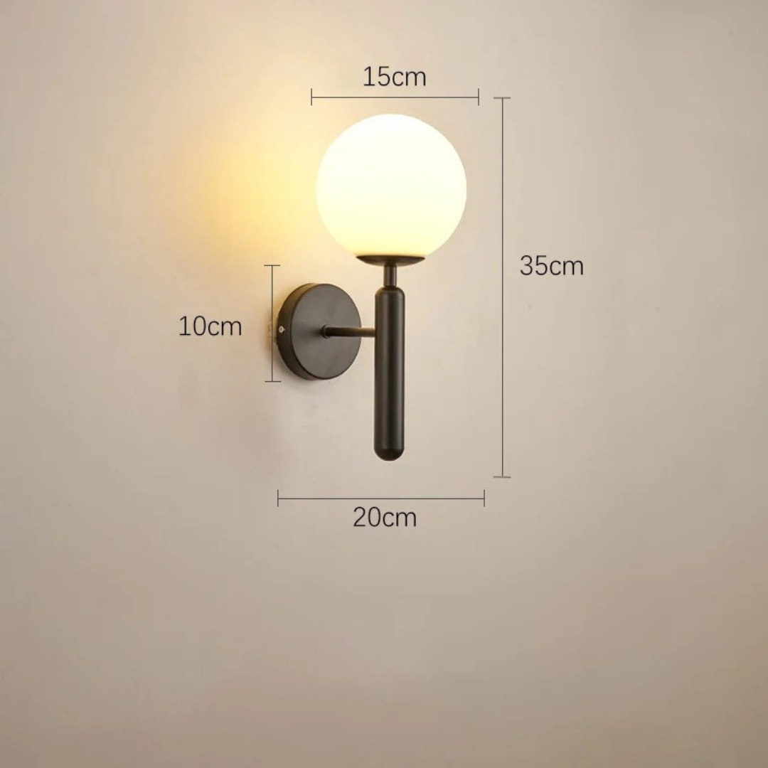 Arandela Dourada Modern Minimalista LED