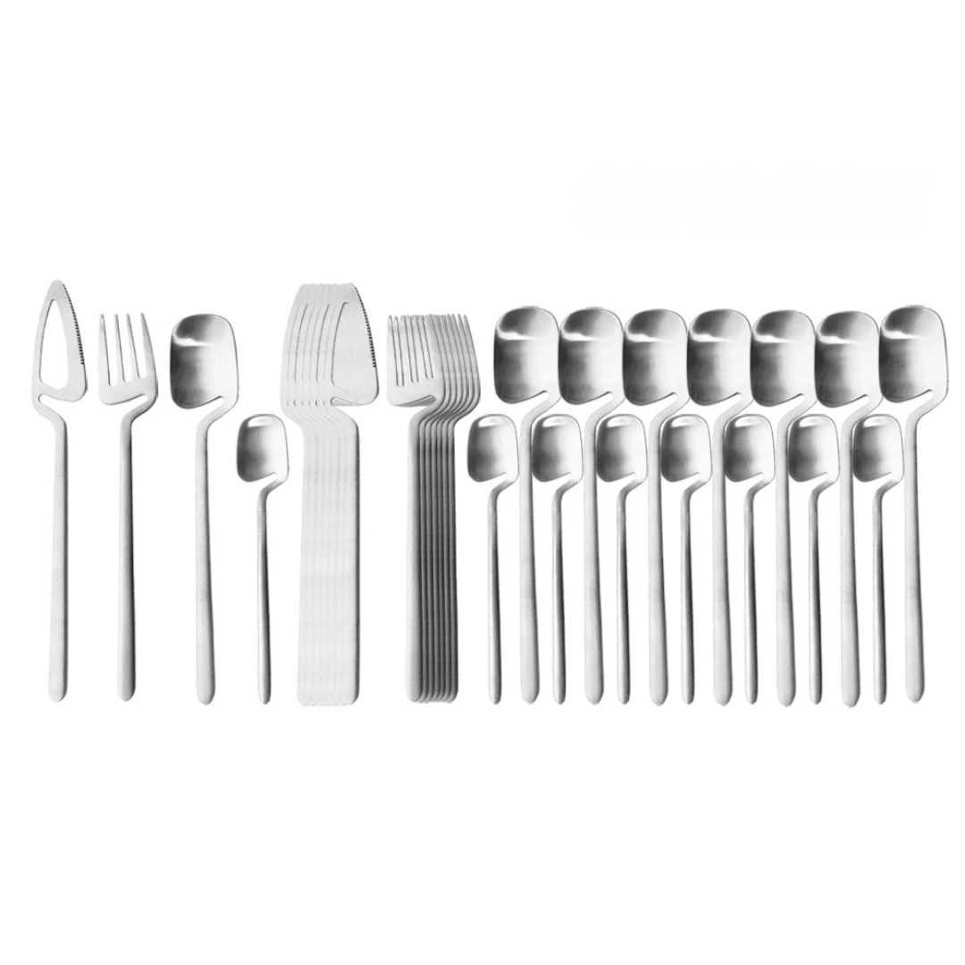 Conjunto de Talheres Inox 32pcs Luxo