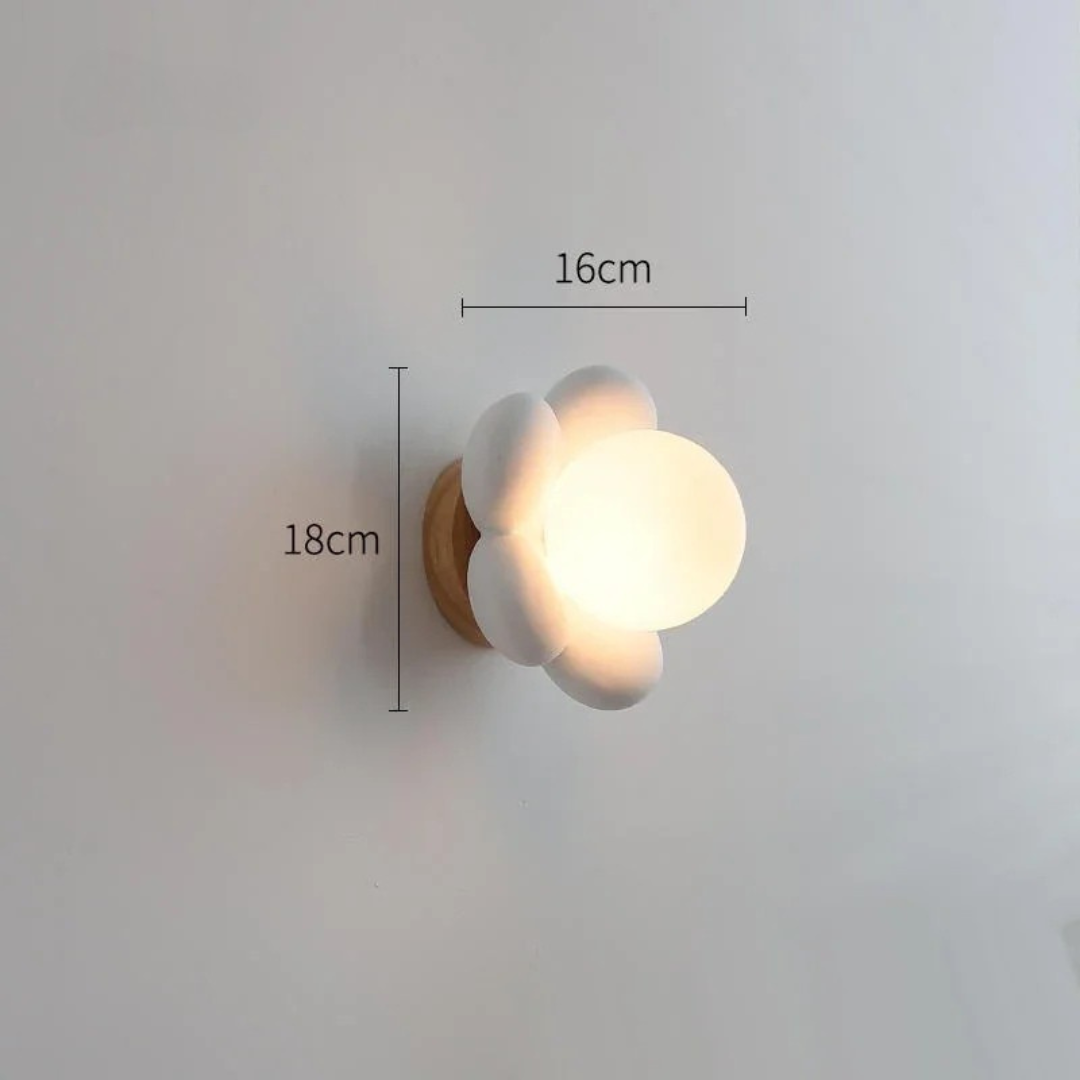 Arandela de Parede Flor LED 3 Cores