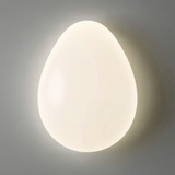 Arandela de Parede Pedra Organica Luz Quente LED Fosca 3 Tons Forma