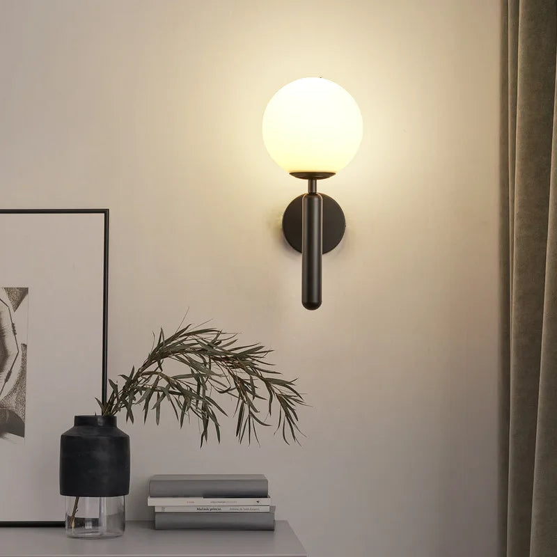 Arandela Dourada Modern Minimalista LED