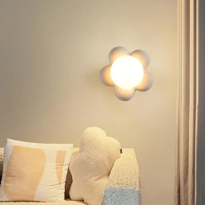 Arandela de Parede Flor LED 3 Cores