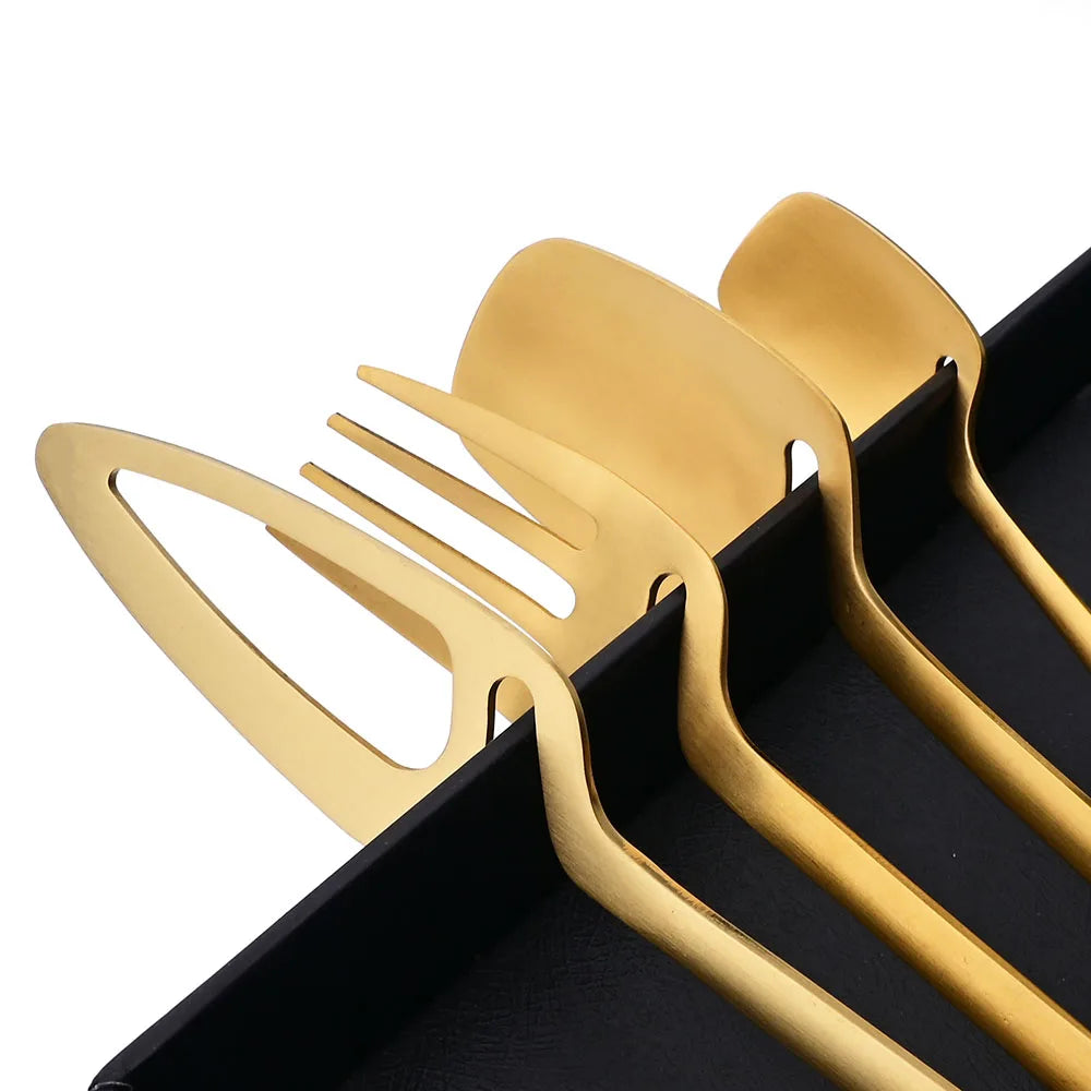 Conjunto de Talheres Inox 32pcs Luxo