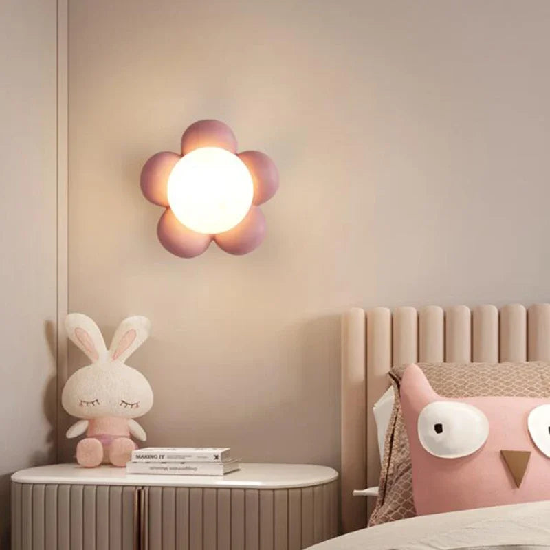 Arandela de Parede Flor LED 3 Cores