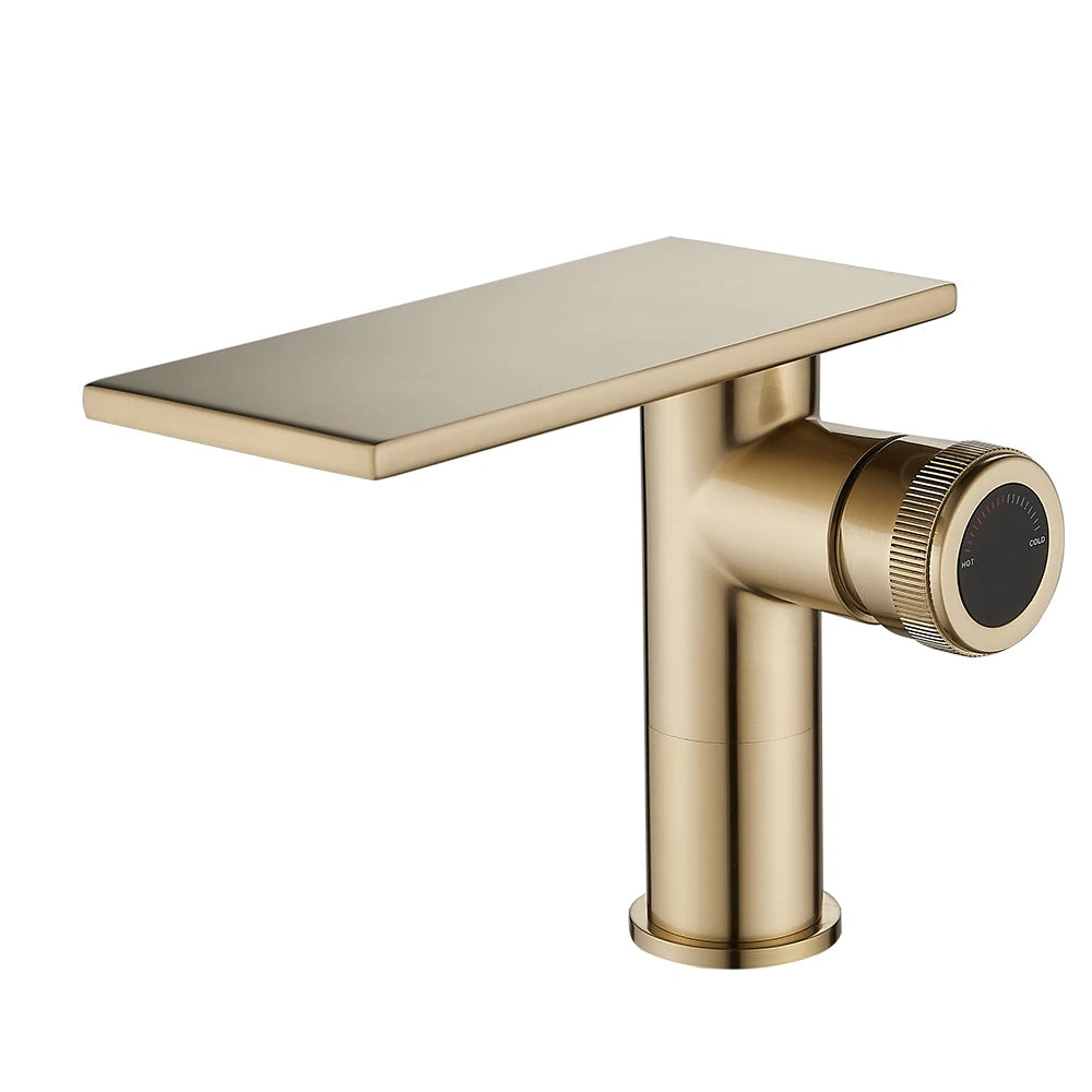 Torneira Cascata Misturador Quente e Frio Luxo para Banheiro
