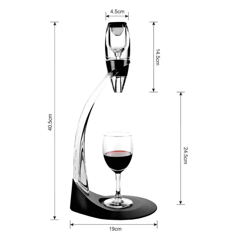Aerador De Vinho Profissional Portátil Bar Em Casa Miabeli