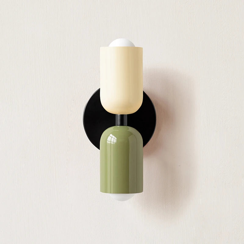 Arandela DuoTone – Design Moderno com Iluminação Bidirecional Sem Fio