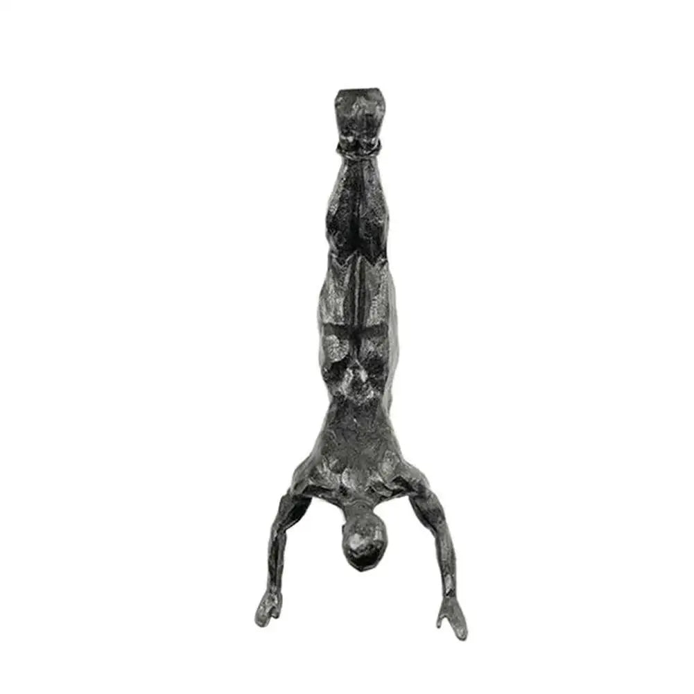 Escultura de Parede Atleta Escalador Resina Decorativa