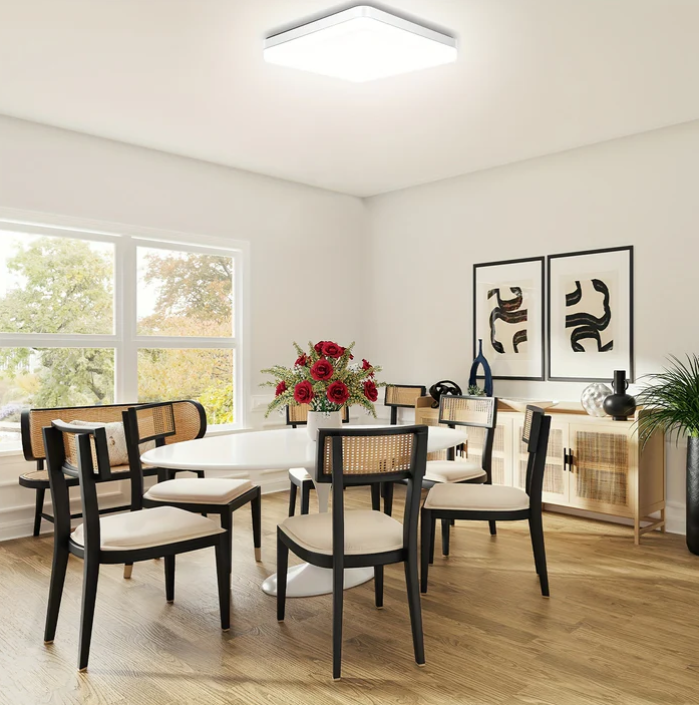 Luminária de Teto Milano – Design Quadrado em LED Embutido