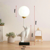 Luminária Urso Sonhador – Design Lúdico com Globo de Luz Decorativo