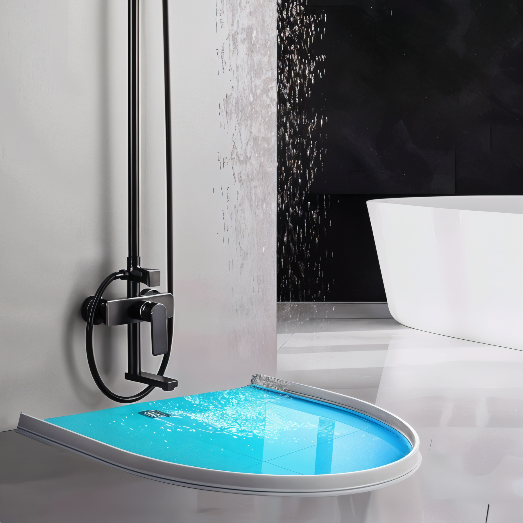 Barreira FlexWave™ – Contenção Inteligente para Banheiros