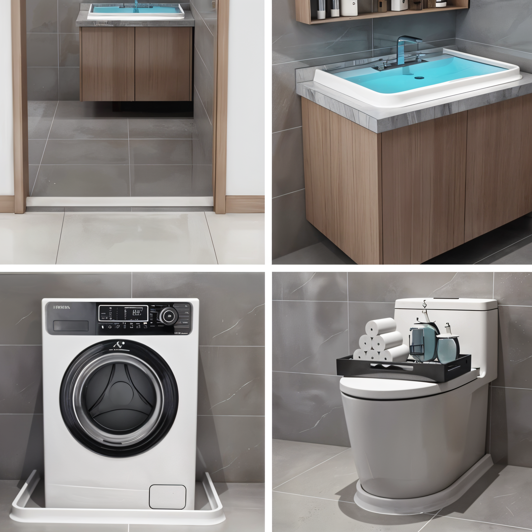 Barreira FlexWave™ – Contenção Inteligente para Banheiros