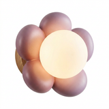 Arandela de Parede LED Flor Resina e Acrilico 3 Temperaturas de Cor Florale