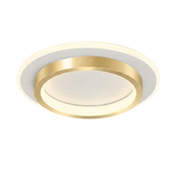 Plafon LED Ring Minimalista Dourado