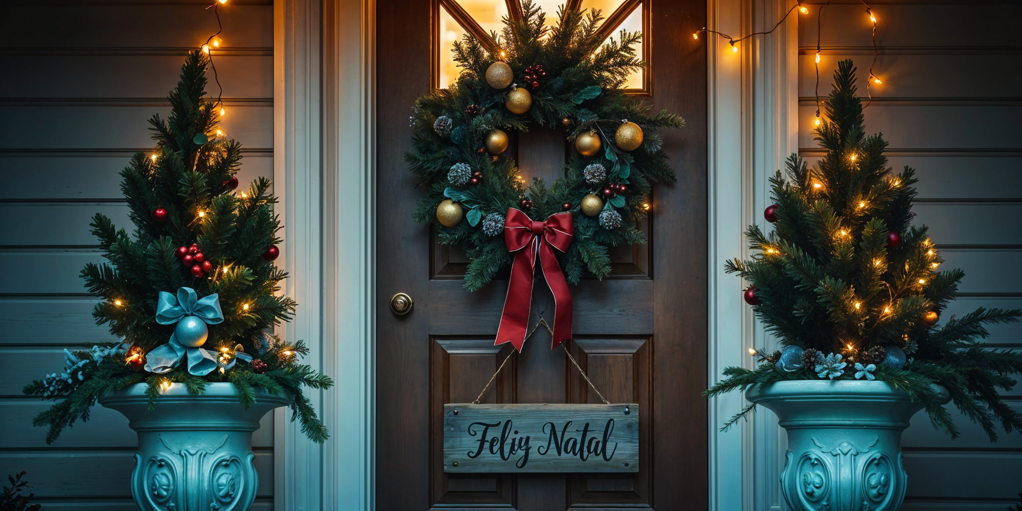 Decoração de Natal para Porta: Boas-Vindas com Estilo e Encanto