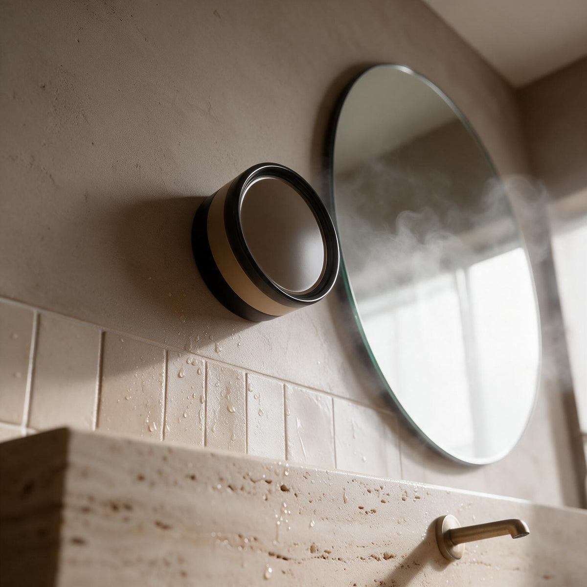 Arandela de Parede Redonda Vapore
