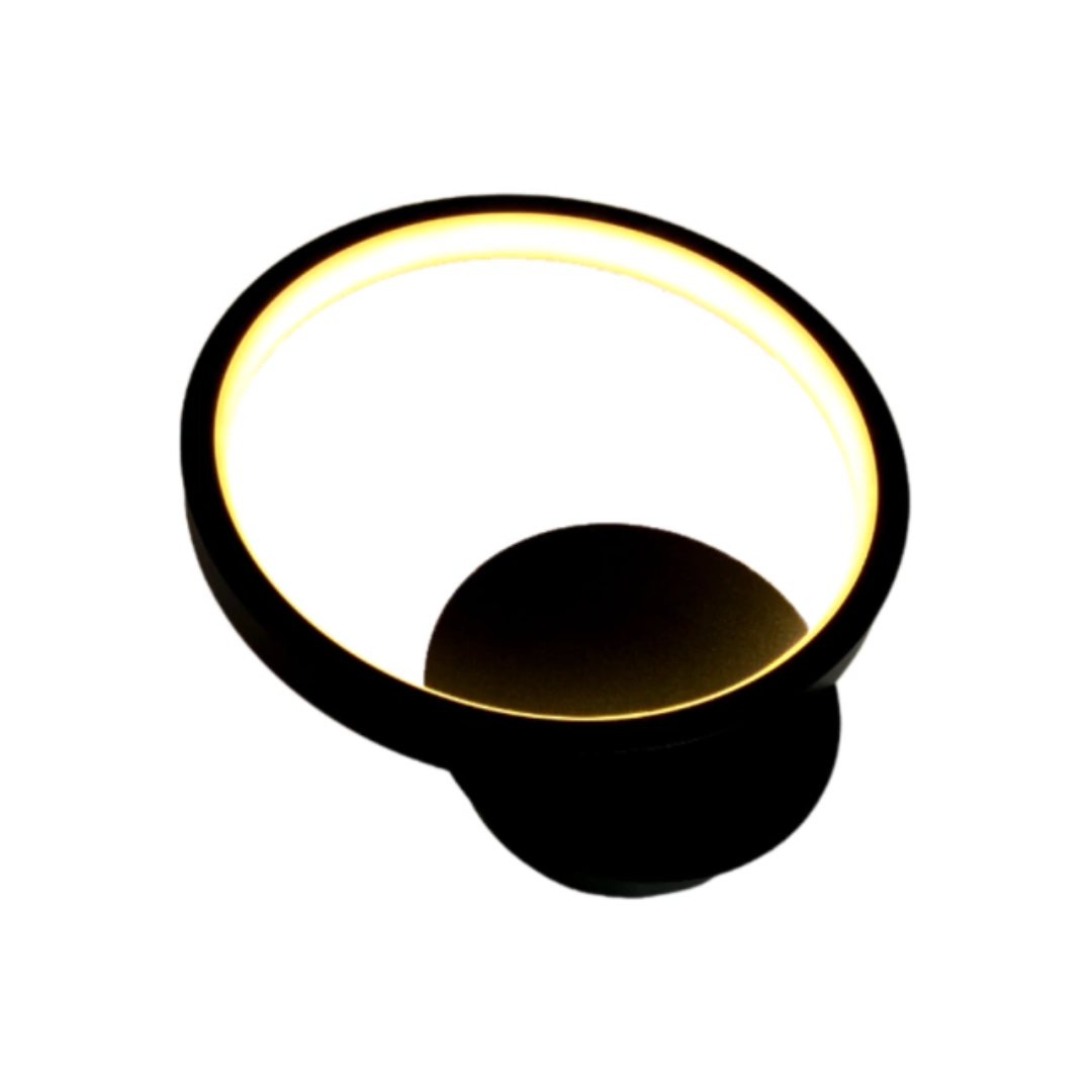Arandela de Parede LED Circular Interna Bivolt com Difusor Slim para Sala e Quarto Orbe