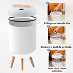 Lixeira Automatica com Sensor de Movimento 10L para Banheiro e Cozinha Silhouette