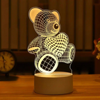 Luminária Sentimento Infinito – Decoração 3D em Acrílico Iluminado