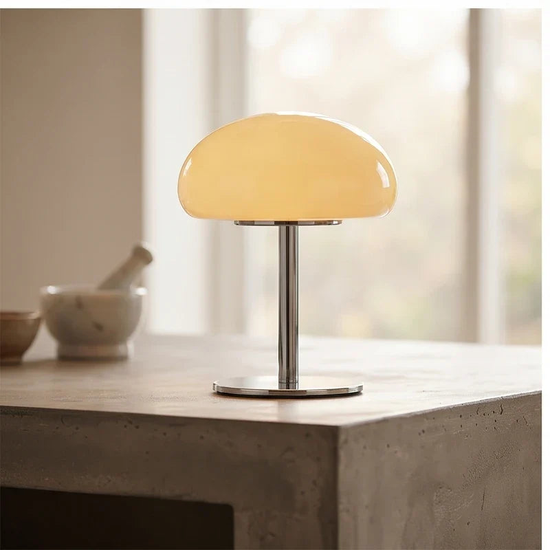 Zephyr Glass Mushroom Dome Lamp