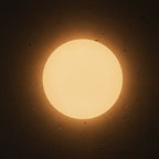 Arandela Soleil Globo Vidro Leitoso Bidirecional