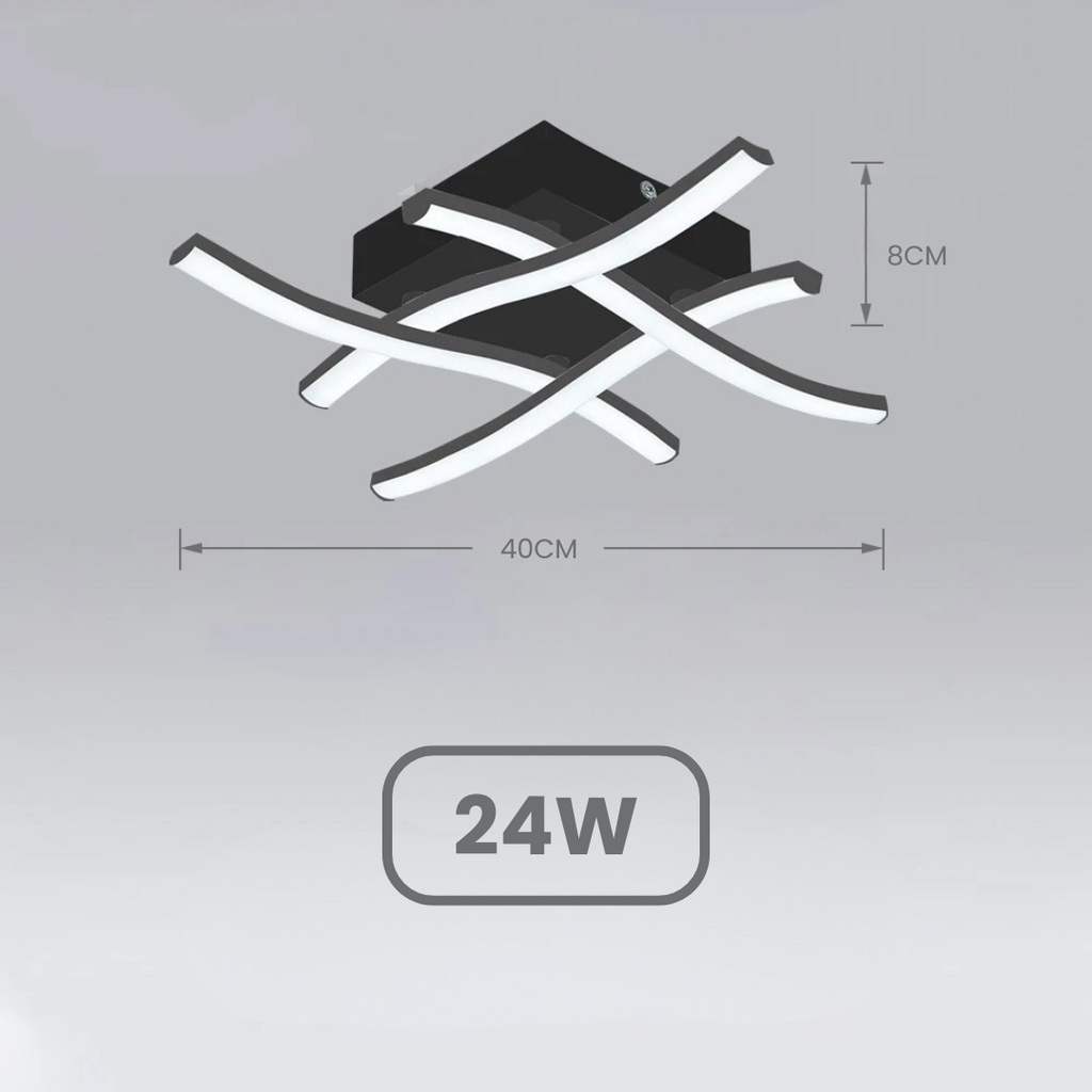 Luminária LED Dimerizável Decorativa Moderna para Sala