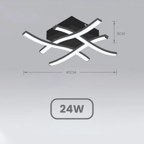 Luminária LED Dimerizável Decorativa Moderna para Sala