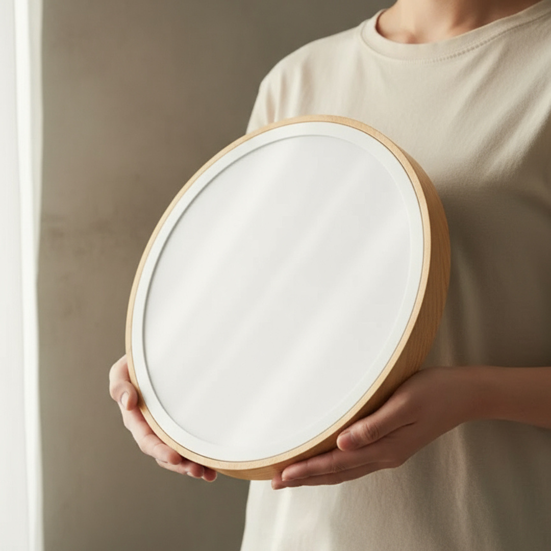 Plafon LED Sobrepor Ultrafino Design Moderno C/ Controle