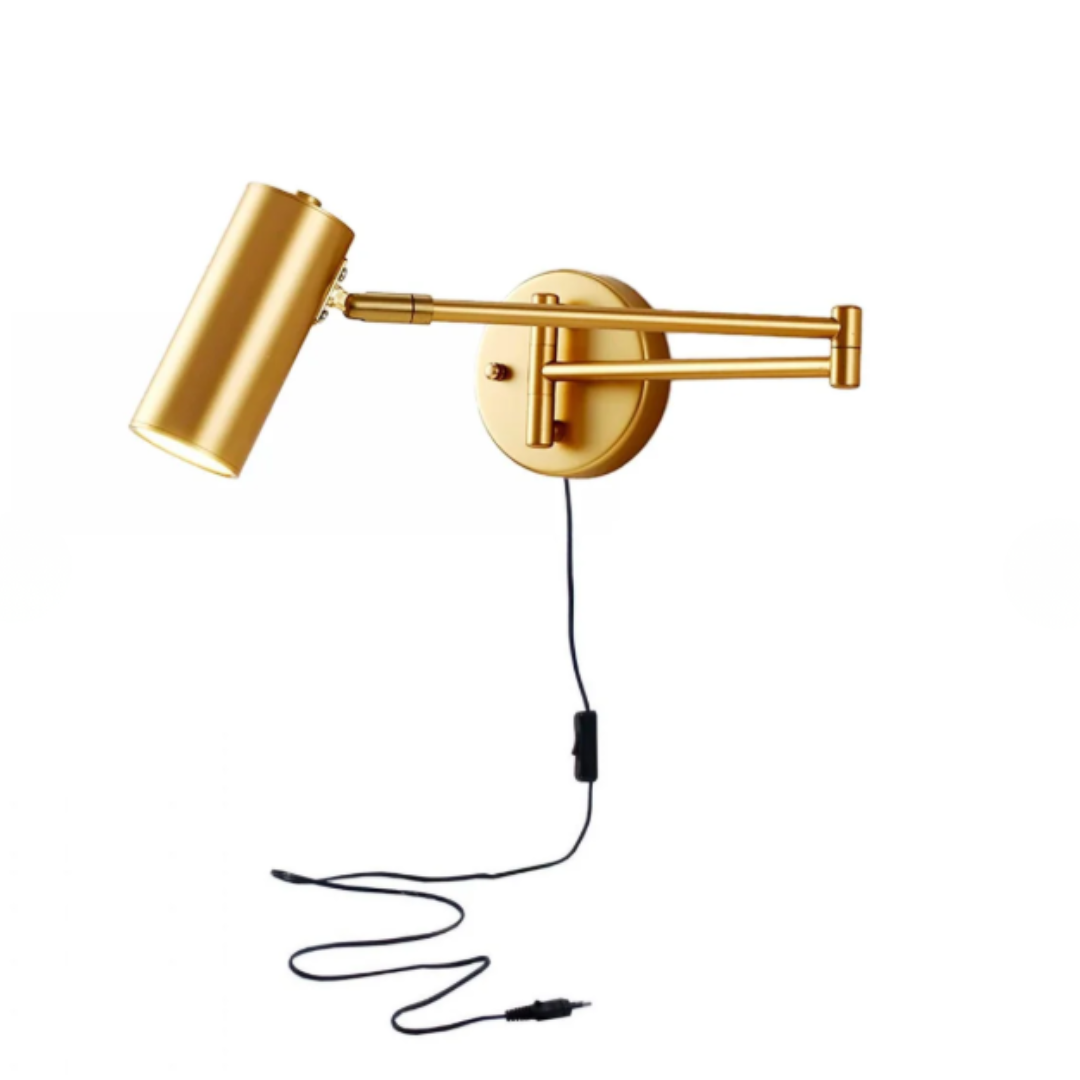 Arandela de Parede Articulada LED Metal com Braço Ajustável E27 Flexia