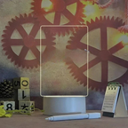Luminária Sentimento Infinito – Decoração 3D em Acrílico Iluminado