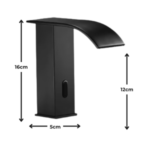 Torneira Cascata para Banheiro com Sensor Automático em Metal Escovado Evora