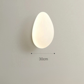 Arandela LED Orgânica Pedra Fosca 24cm 3 Tons