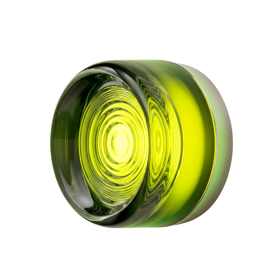 Arandela de Parede LED Capsula de Vidro Translucido com Base em Aluminio 14cm Orbe