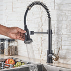 Torneira para Cozinha Misturador Monocomando Bica Movel Latao com Arejador Aqua Miabeli