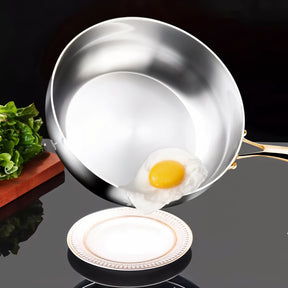Panela Wok Inox Premium Anti Aderente