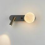 Arandela de Parede Lune Globo e Spot Duplo LED