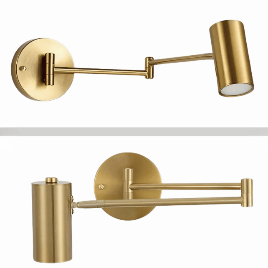 Arandela de Parede Articulada LED Metal com Braço Ajustável E27 Flexia