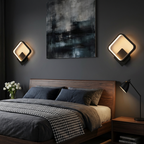 Arandela de Parede LED Circular Interna Bivolt com Difusor Slim para Sala e Quarto Orbe