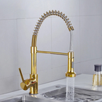 Torneira para Cozinha Misturador Monocomando Bica Movel Latao com Arejador Aqua Miabeli