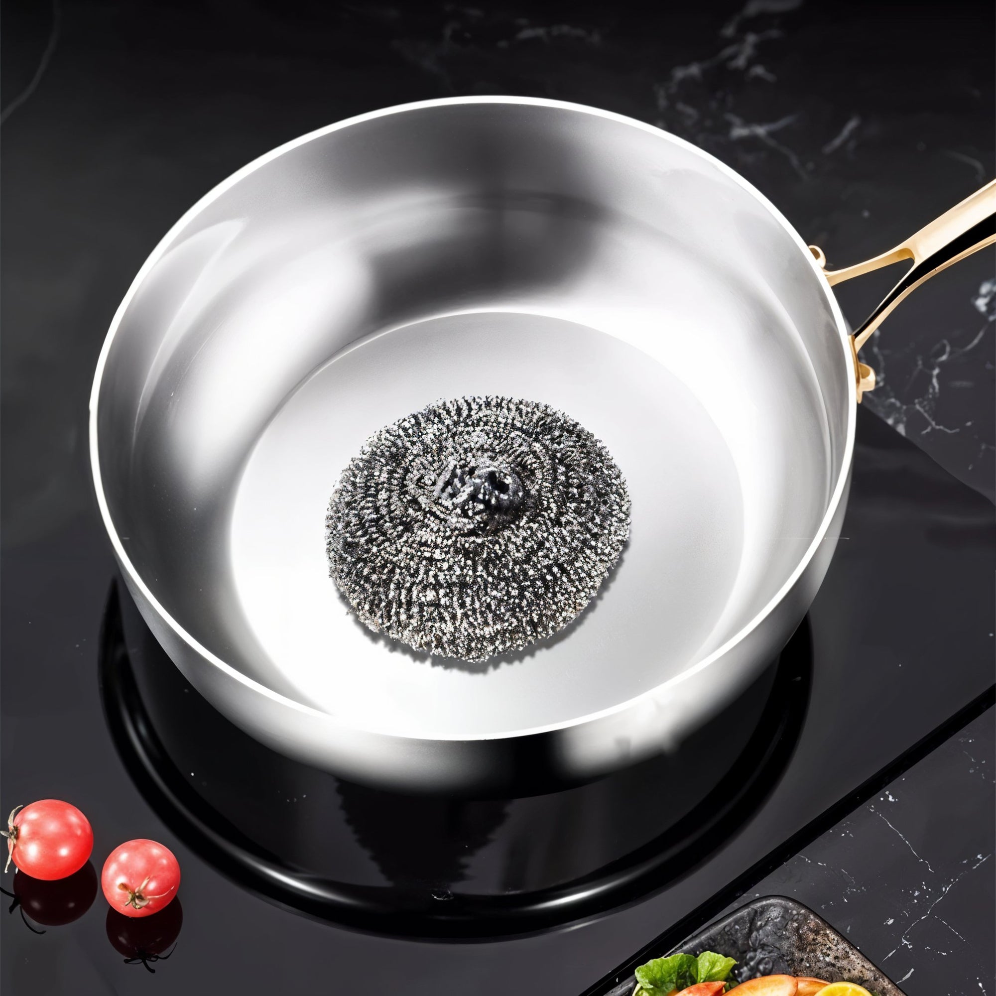 Panela Wok Inox Premium Anti Aderente
