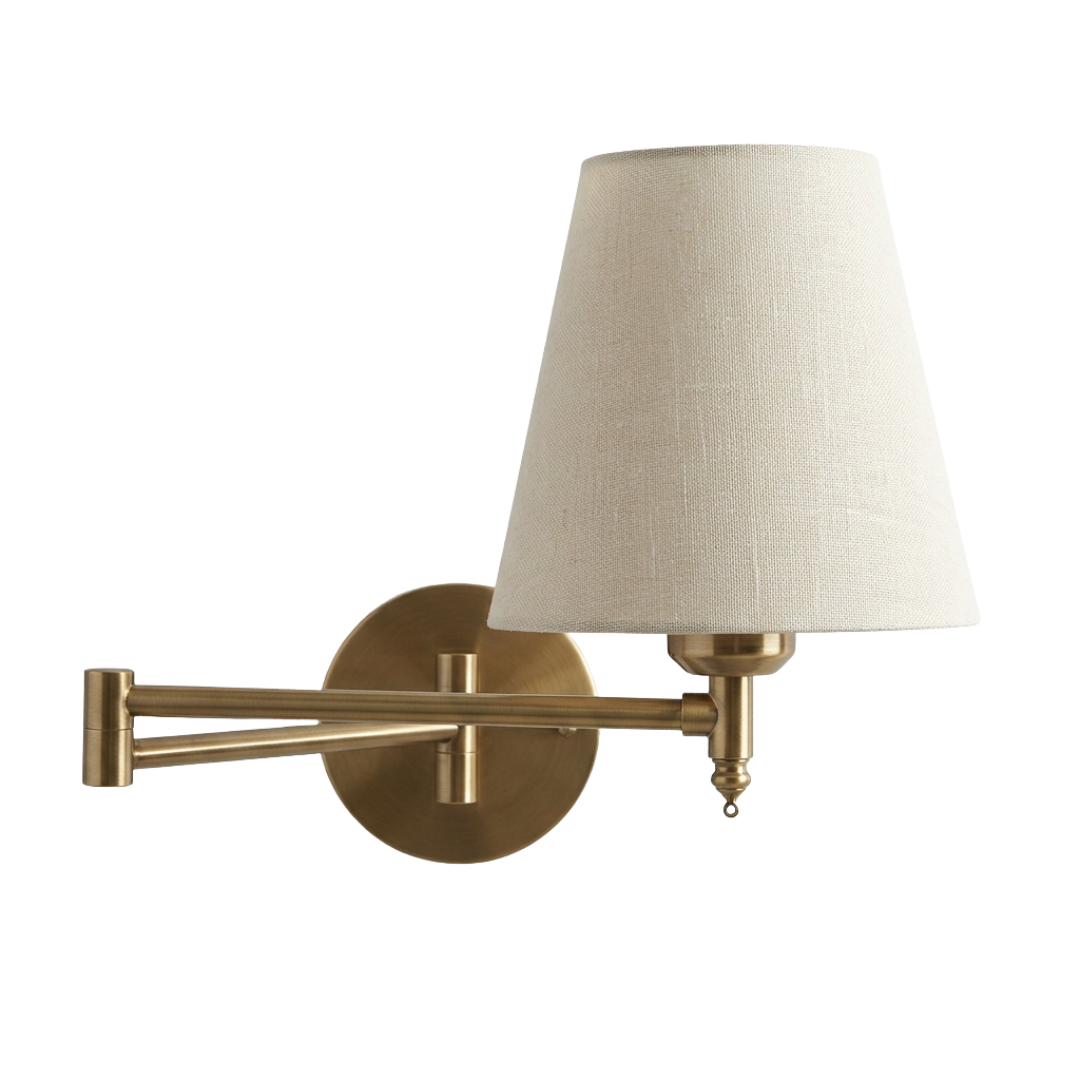 Arandela de Parede Lumi Swing Articulada com Cúpula