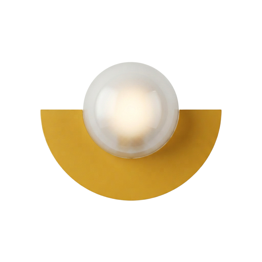 Arandela Meia Lua Nórdica Minimalista 20cm