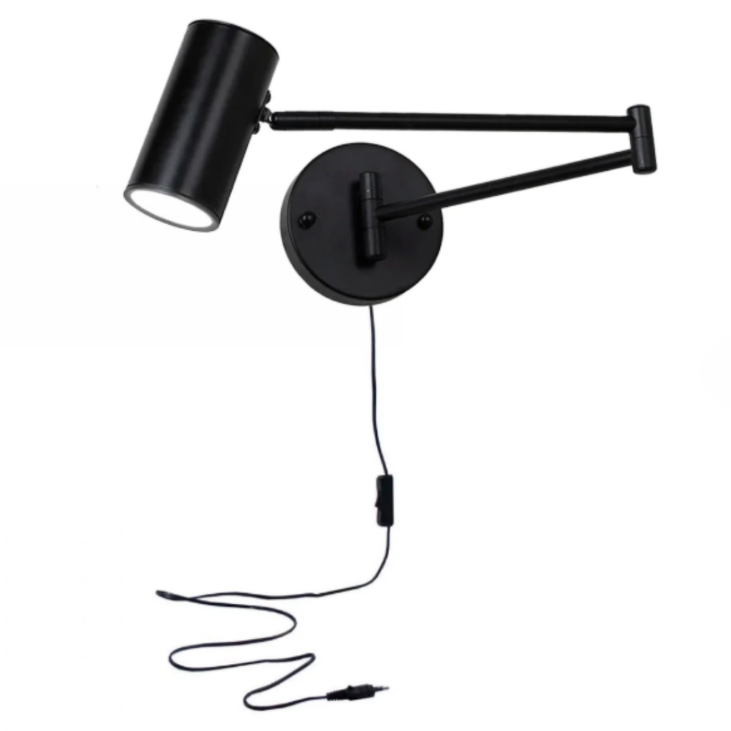 Arandela de Parede Articulada LED Metal com Braço Ajustável E27 Flexia