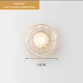 Arandela de Parede Minimalista Bleur Miabeli