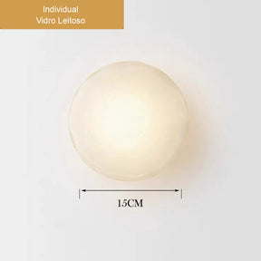 Arandela de Parede Minimalista Bleur Miabeli