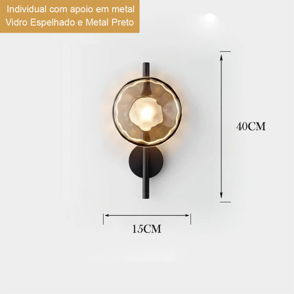 Arandela de Parede Minimalista Bleur Miabeli