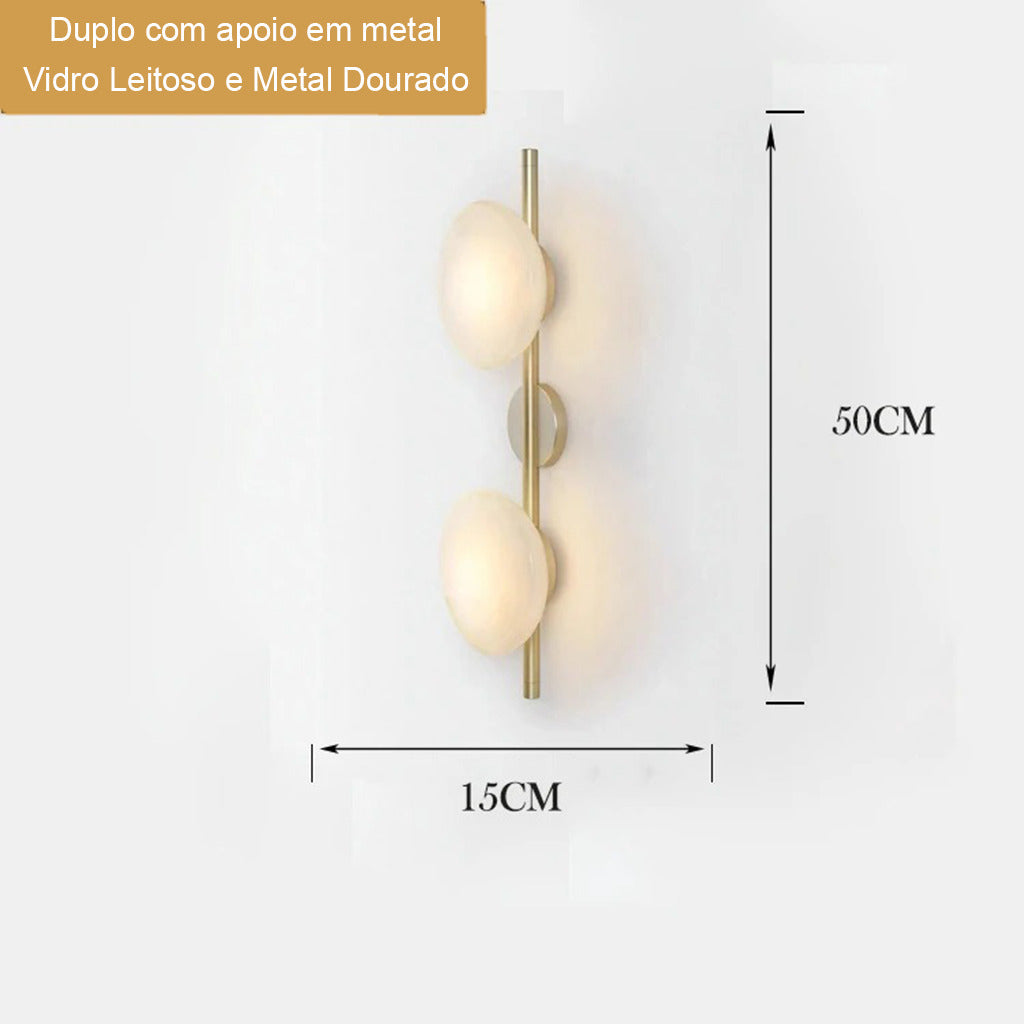 Arandela de Parede Minimalista Bleur Miabeli