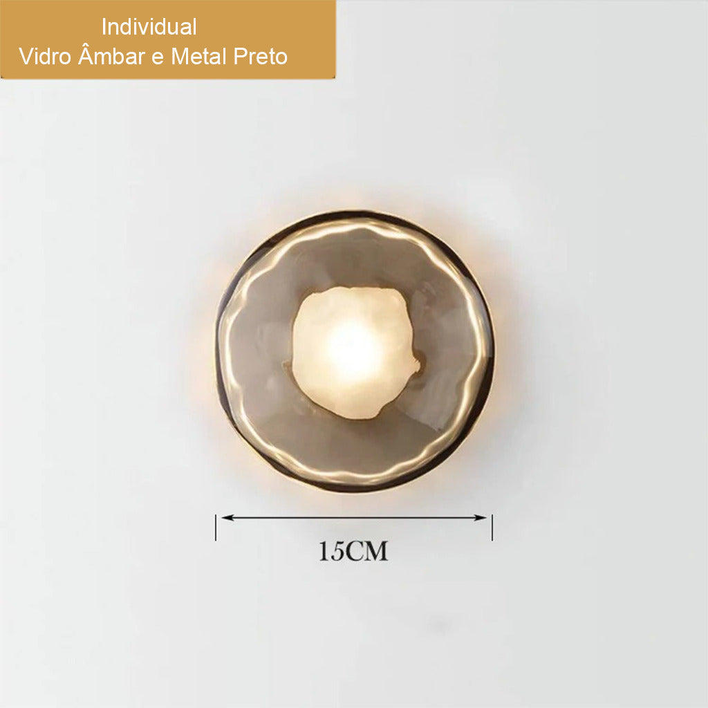 Arandela de Parede Minimalista Bleur Miabeli