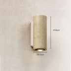 Arandela de Parede Wabi Sabi Efeito Travertino LED Bivolt para Cabeceira e Sala
