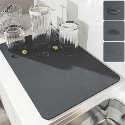Tapete de Bancada para Cozinha Antiderrapante Absorvente Mágico